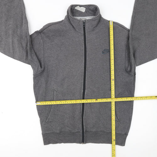 Nike Women's Grey Track Jacket Small Full Zip Sportswear
