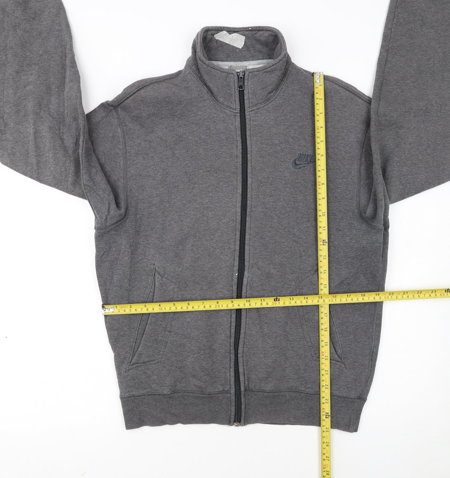 Nike Women's Grey Track Jacket Small Full Zip Sportswear