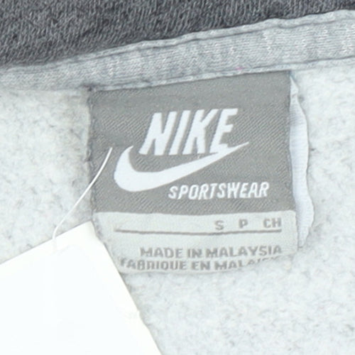Nike Women's Grey Track Jacket Small Full Zip Sportswear