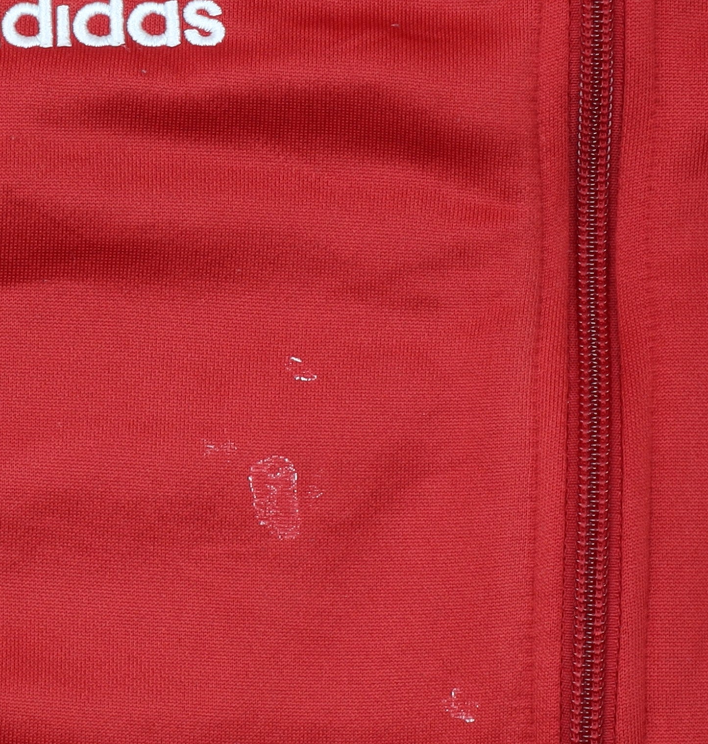 Adidas Men's Red Track Jacket M Full Zip Sports Training Top