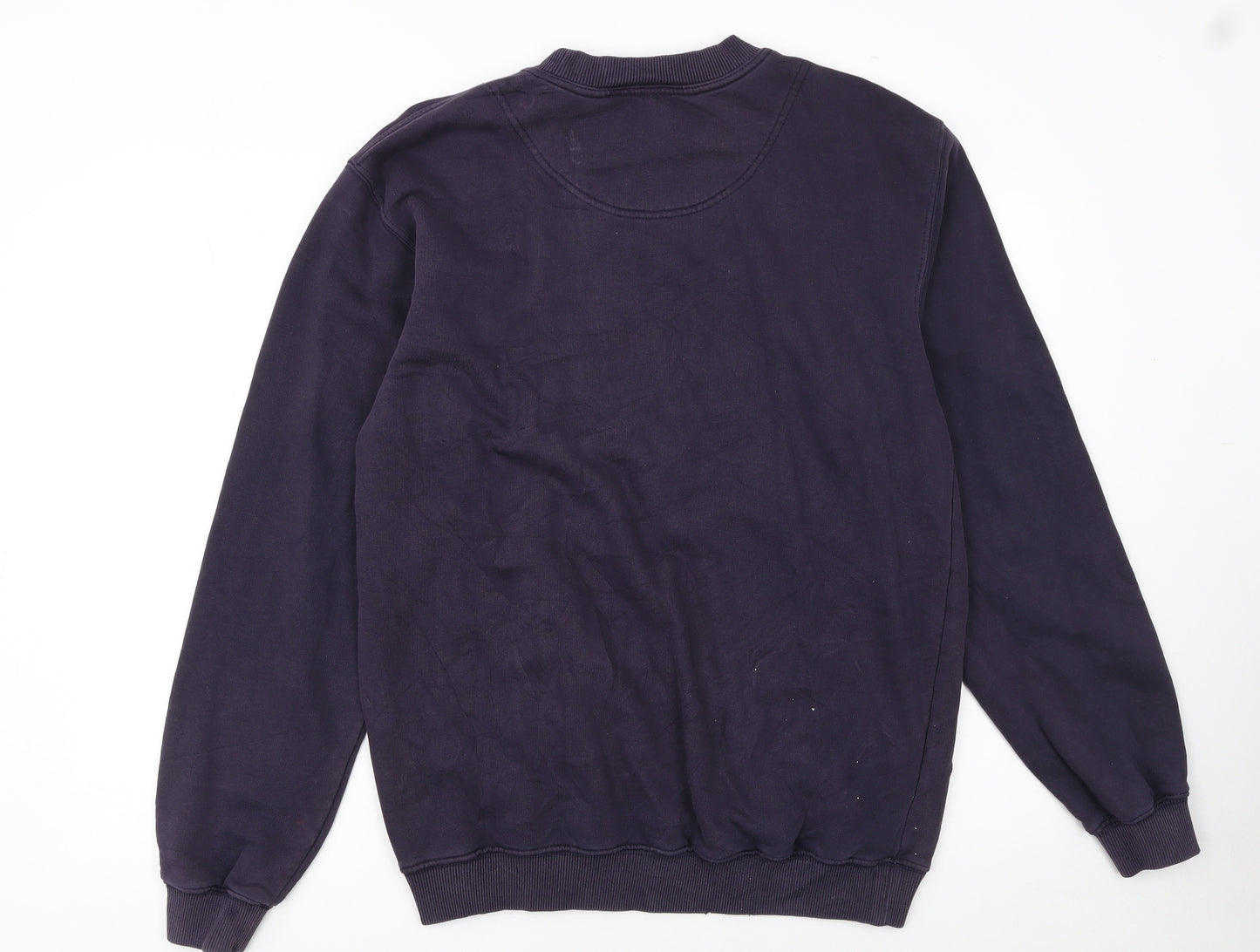 Puma Men's Blue Crew Neck Logo Sweatshirt M Regular Fit