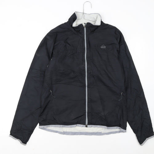 Nike ACG Womens Black Windbreaker Jacket Size 14 Lightweight Full Zip