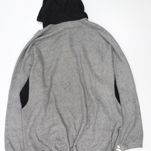 Adidas Women’s Grey Pullover Hoodie XL Training Fleece Sport Style