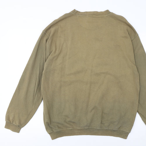 Nike Mens Brown XL Pullover Sweatshirt with Red Logo