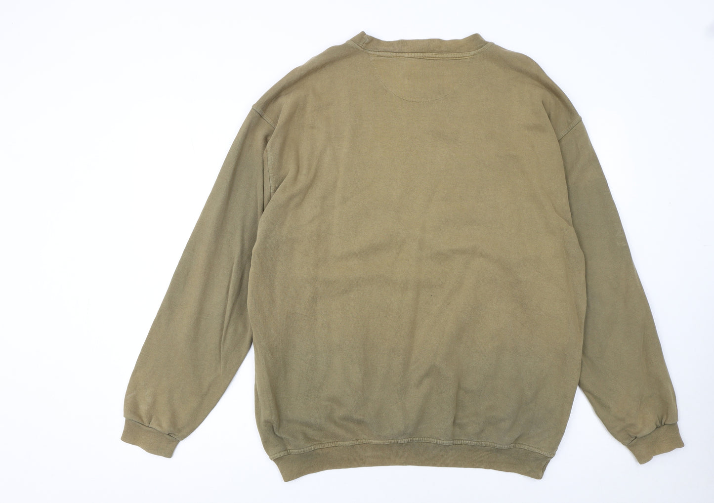 Nike Mens Brown XL Pullover Sweatshirt with Red Logo