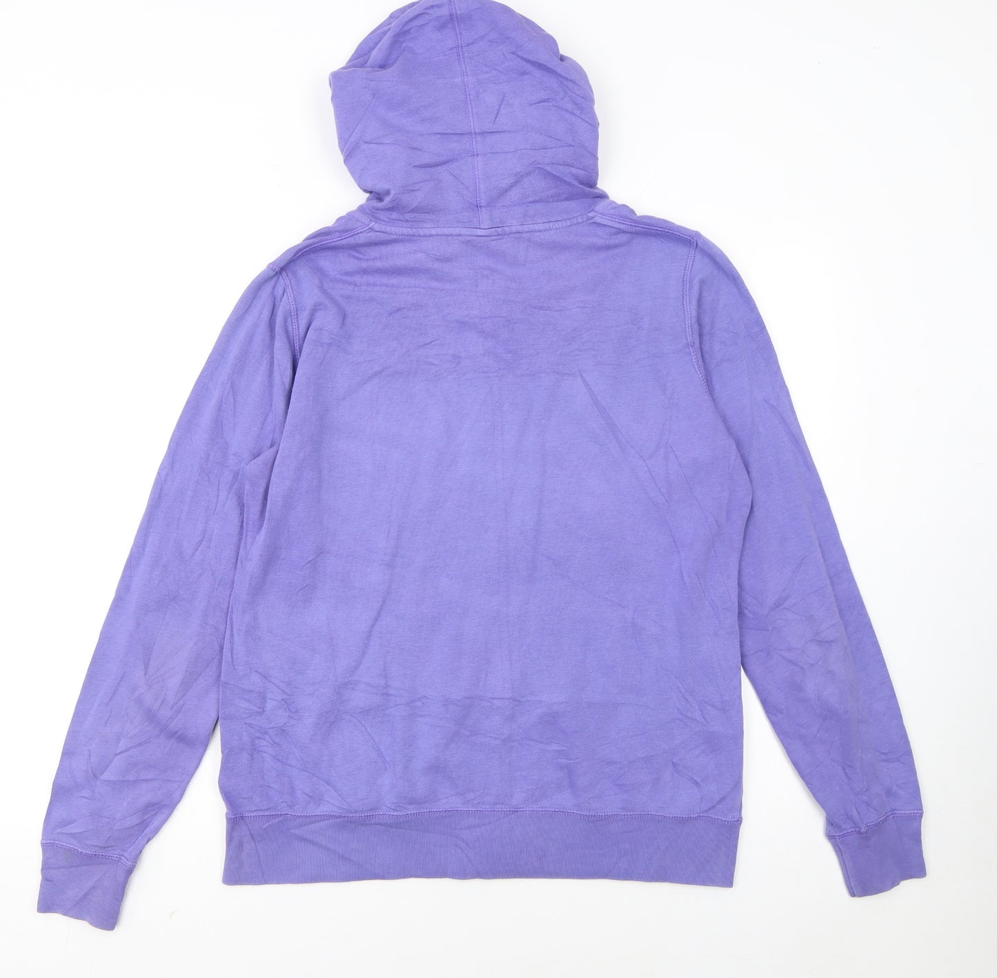 Nike Women's Purple Full Zip Hoodie Size L with Logo