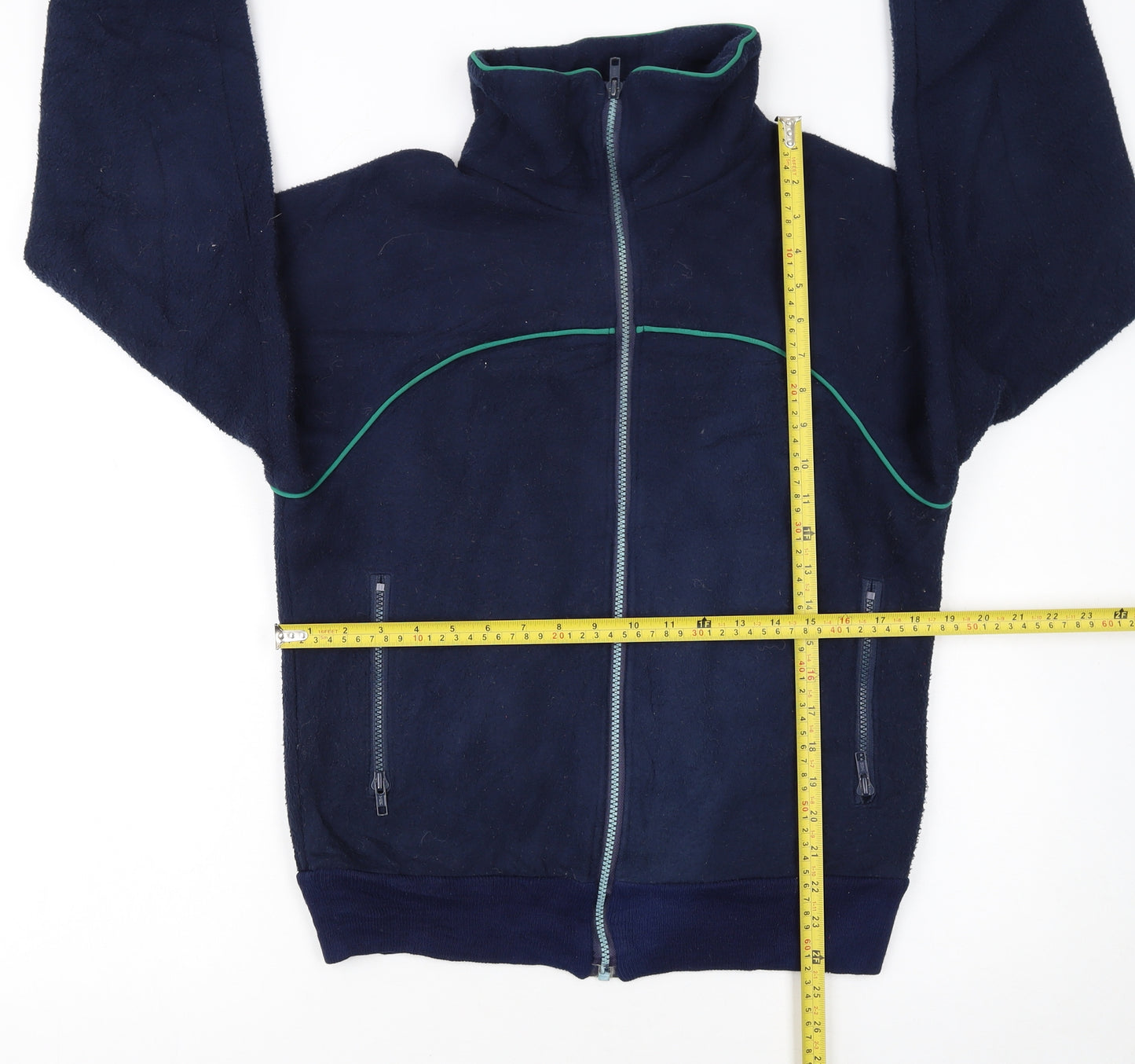 The North Face Womens Blue Fleece Full Zip Jacket M