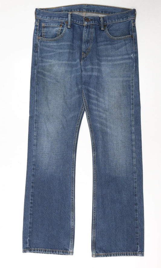Levi's 527 Men Blue Bootcut Jeans W32 L30 Denim Classic Style