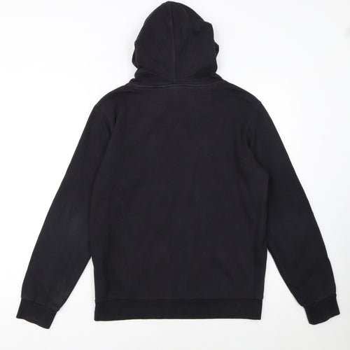 Champion Boys Black Hoodie XL 13-14 Years Pullover Fleece Logo Sweatshirt