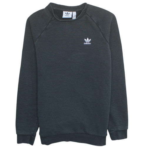Adidas Men's Black Small Pullover Crew Neck Sweatshirt