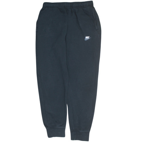 Nike Men's Black Sweatpants M Regular Fit Fleece Joggers