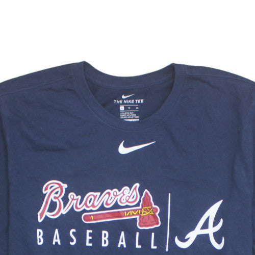 Nike Men’s Blue Braves Baseball Graphic T-Shirt Size M