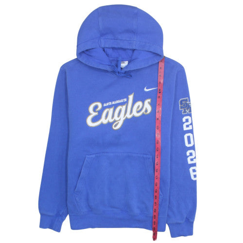 Nike Mens Blue Santa Margarita Eagles Pullover Hoodie Size M