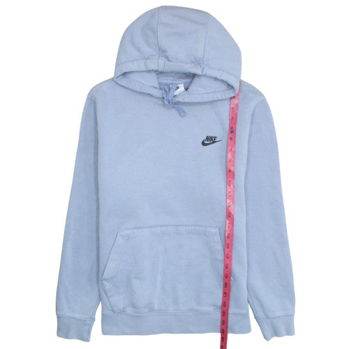 Nike Men's Blue Pullover Hoodie M Fleece Sportswear Regular Fit
