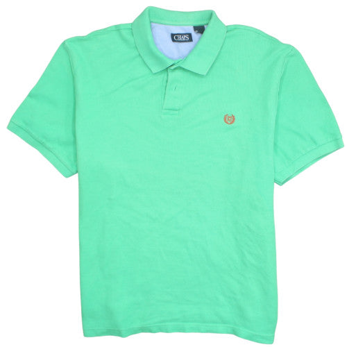 Chaps Men's Green 2XL Cotton Short Sleeve Polo Shirt