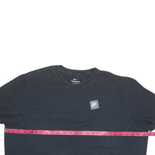 Nike Men's Black 2XL Sports Logo Crew Neck Cotton T-Shirt