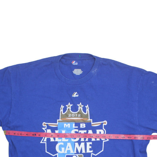 Majestic Men’s Blue MLB All-Star Game 2012 Cotton T-Shirt Size XL
