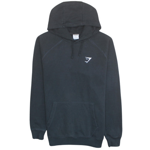 Gymshark Men's Black Pullover Hoodie XL Fleece Sweatshirt