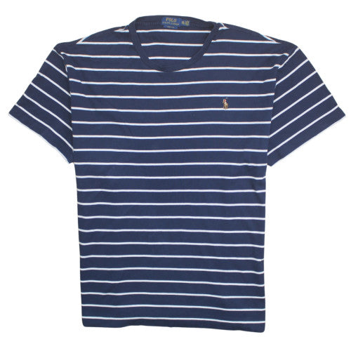 Polo Ralph Lauren Men's Navy Striped Classic Fit Cotton T-Shirt XXL