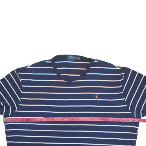 Polo Ralph Lauren Men's Navy Striped Classic Fit Cotton T-Shirt XXL