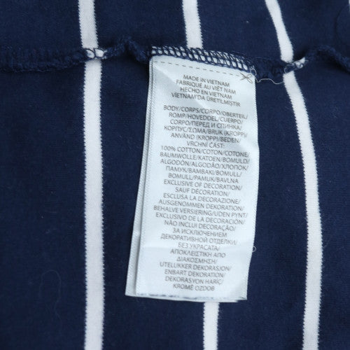 Polo Ralph Lauren Men's Navy Striped Classic Fit Cotton T-Shirt XXL