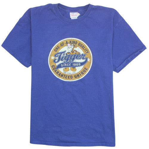 Disney Store Men's Blue Tigger Graphic T-Shirt XL Classic Fit