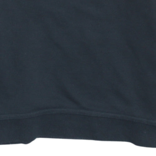 Nike Boys Black XL Pullover Fleece Sweatshirt Crew Neck Logo Jumper