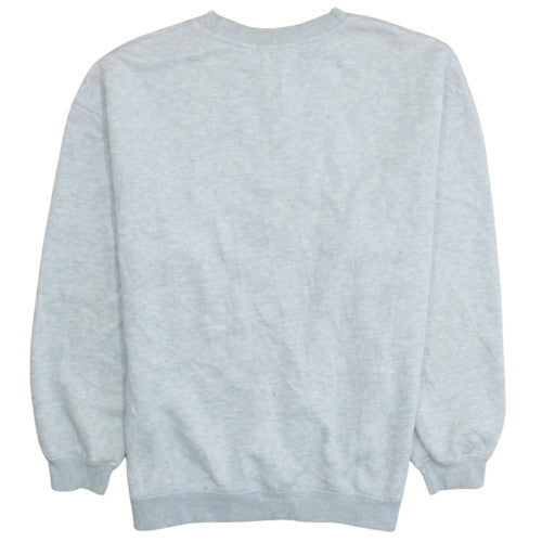 NFL Team Apparel Men's Grey New York Giants Sweatshirt S Crew Neck Pullover