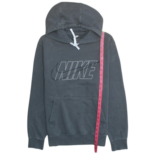 Nike Mens Black Hoodie M Pullover Hooded Sweatshirt Logo Print