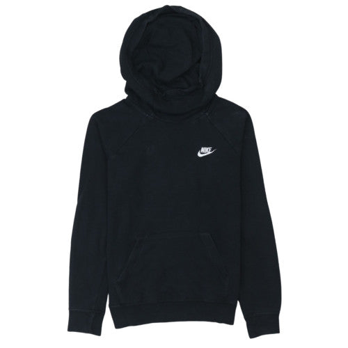 Nike Womens Black XS Pullover Hoodie Sweatshirt with Logo