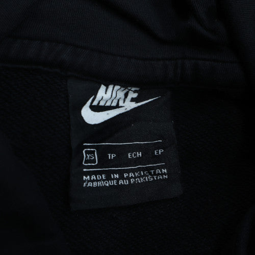Nike Womens Black XS Pullover Hoodie Sweatshirt with Logo