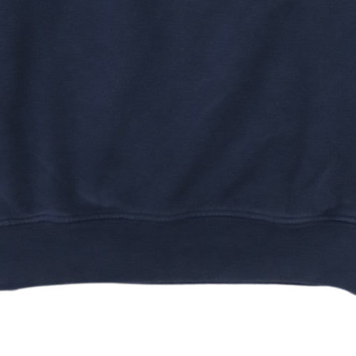 Timberland Men's Blue Embroidered Logo Crew Neck Sweatshirt M