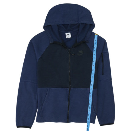 Nike Men's Blue Full Zip Hoodie Size M Fleece Athletic Wear