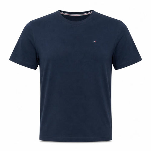 Tommy Jeans Men's Navy Blue Small Cotton Crew Neck T-Shirt