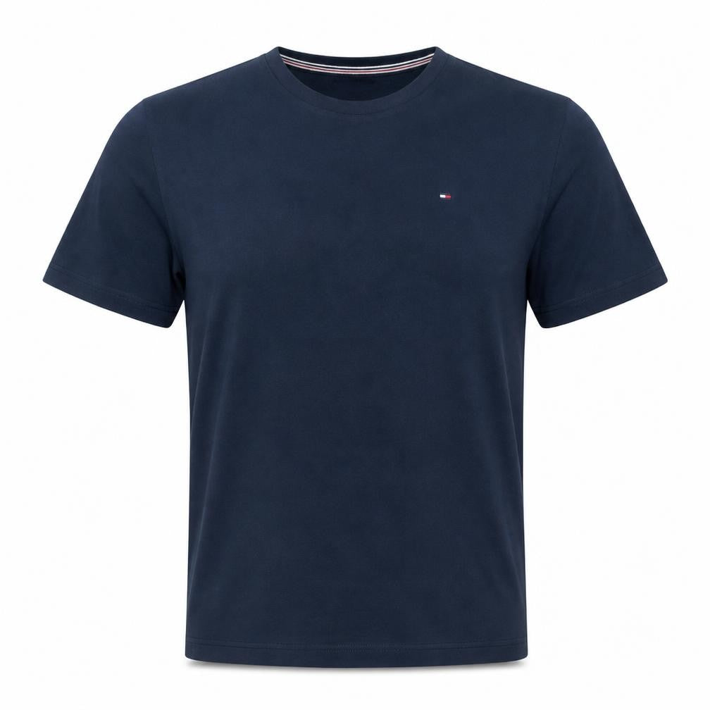 Tommy Jeans Men's Navy Blue Small Cotton Crew Neck T-Shirt