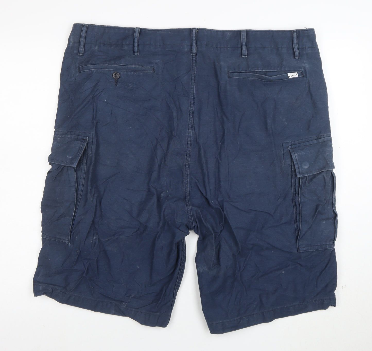 Levi's Men's Blue Cotton Cargo Shorts Size L 34in