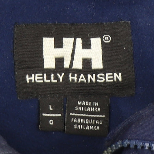 Helly Hansen Men's Blue Waterproof Parka Jacket Size L