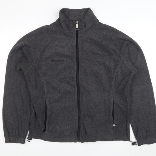 Columbia Women's Grey XL Fleece Full Zip Outdoor Jacket
