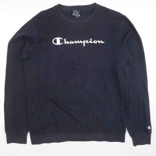 Champion Boys Navy Blue 2XL Crew Neck Pullover Sweatshirt