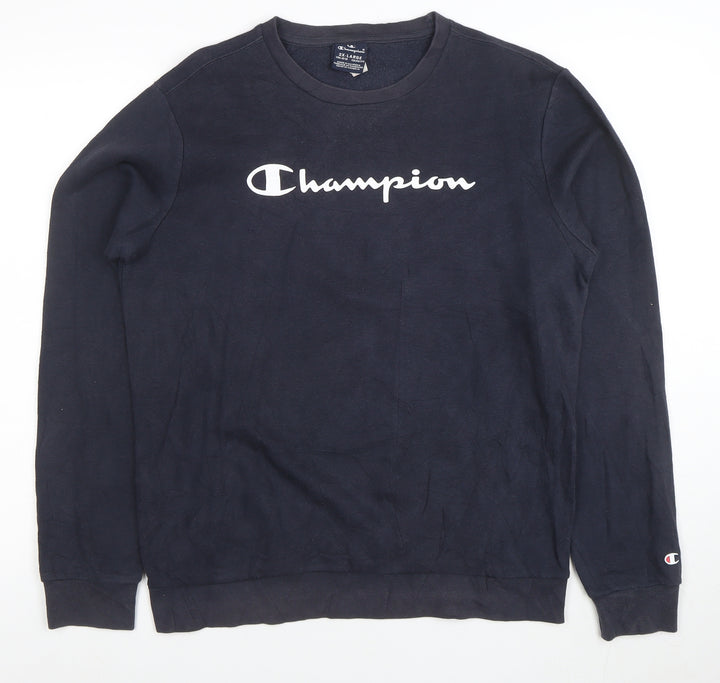 Champion Boys Navy Blue 2XL Crew Neck Pullover Sweatshirt