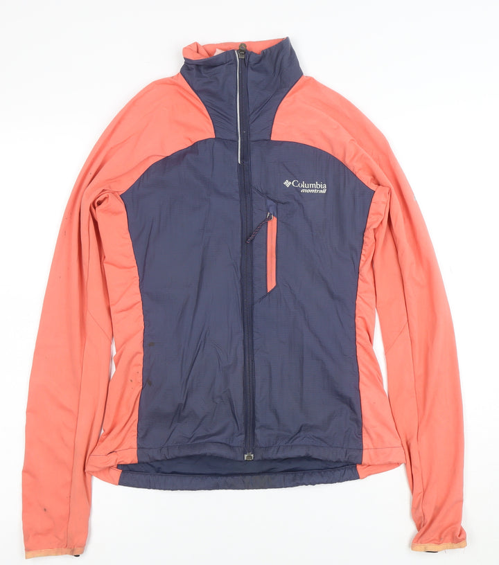 Columbia Women's Pink Blue XS Lightweight Windbreaker Jacket