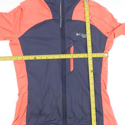 Columbia Women's Pink Blue XS Lightweight Windbreaker Jacket