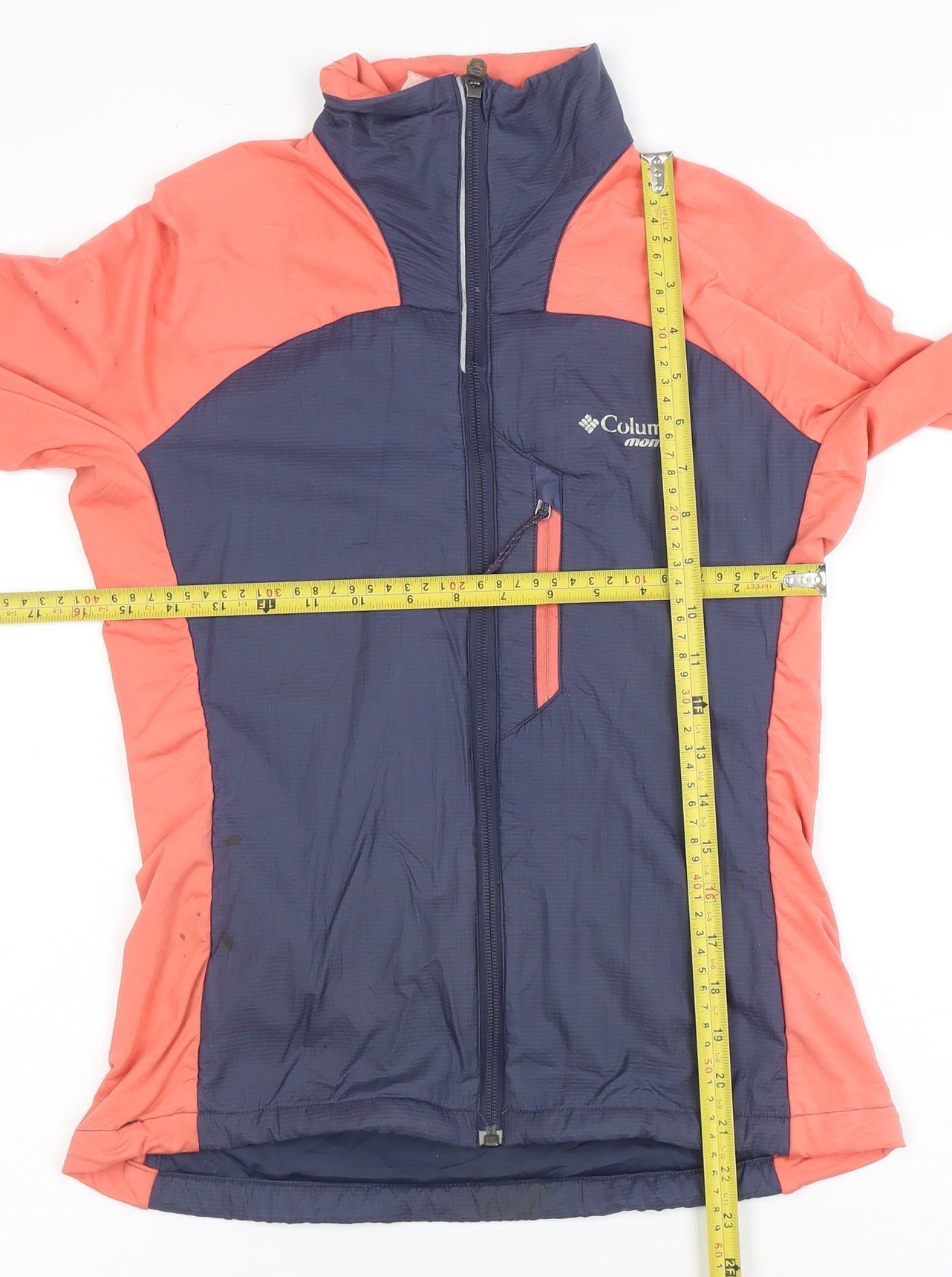 Columbia Women's Pink Blue XS Lightweight Windbreaker Jacket
