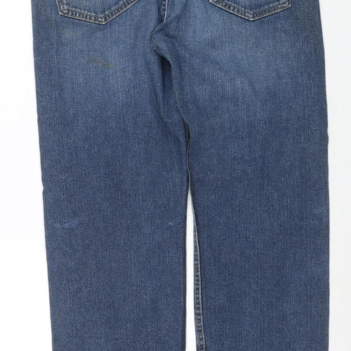 Levi's 505 Men's Blue Straight Denim Jeans 34W 30L Zip Fly