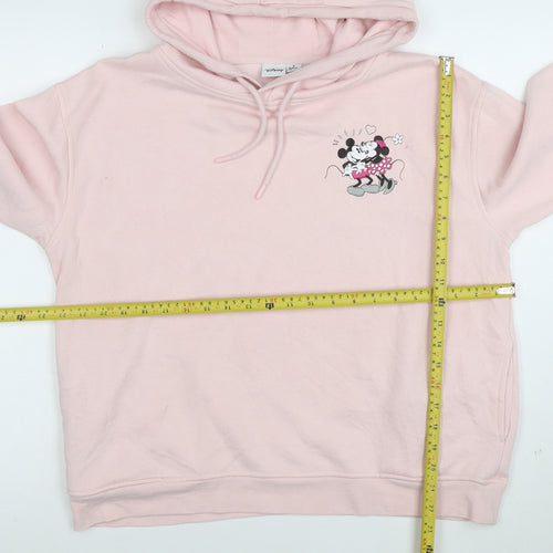 Disney Women’s Pink Minnie Mouse Pullover Hoodie Size M