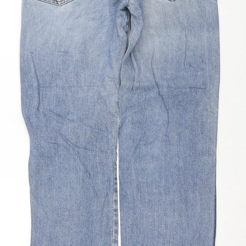 Wrangler Men's Blue Regular Fit Straight Denim Jeans W34 L34