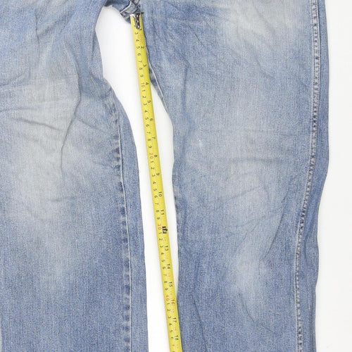 Wrangler Men's Blue Regular Fit Straight Denim Jeans W34 L34