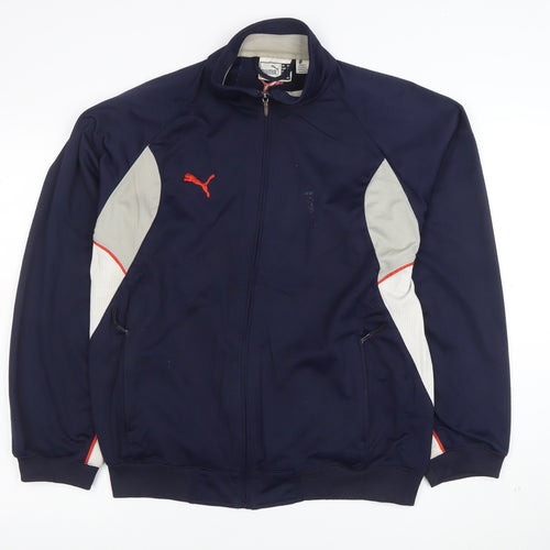 Puma Men’s Blue Full Zip Sports Sweatshirt XS