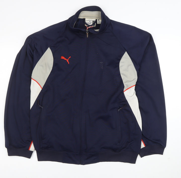 Puma Men’s Blue Full Zip Sports Sweatshirt XS