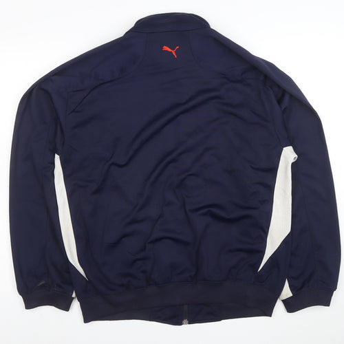 Puma Men’s Blue Full Zip Sports Sweatshirt XS